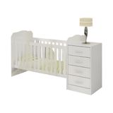 Berço Cômoda Mdp 15mm 4 Gavetas 1,77m