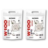 Kit Com 2 Un Whey Protein W100 Refil 900g Nutrata