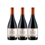 Kit Marques De Casa Concha Pinot Noir 750ml  - 3 Garrafas