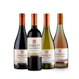 Kit Vinho Marques De Casa Concha 750ml - 4 Garrafas