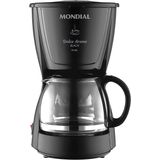 Cafeteira Elétrica Dolce Arome 550w Mondial 18 Xícaras Preta - 220v