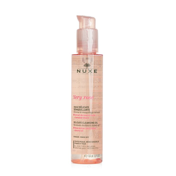 Óleo De Limpeza Nuxe Very Rose Com Óleo De Amêndoa Doce 150ml