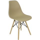 Cadeira Charles Eames Eiffel Wood Design Varias Cores