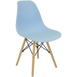 Cadeira Charles Eames Eiffel Wood Design Varias Cores