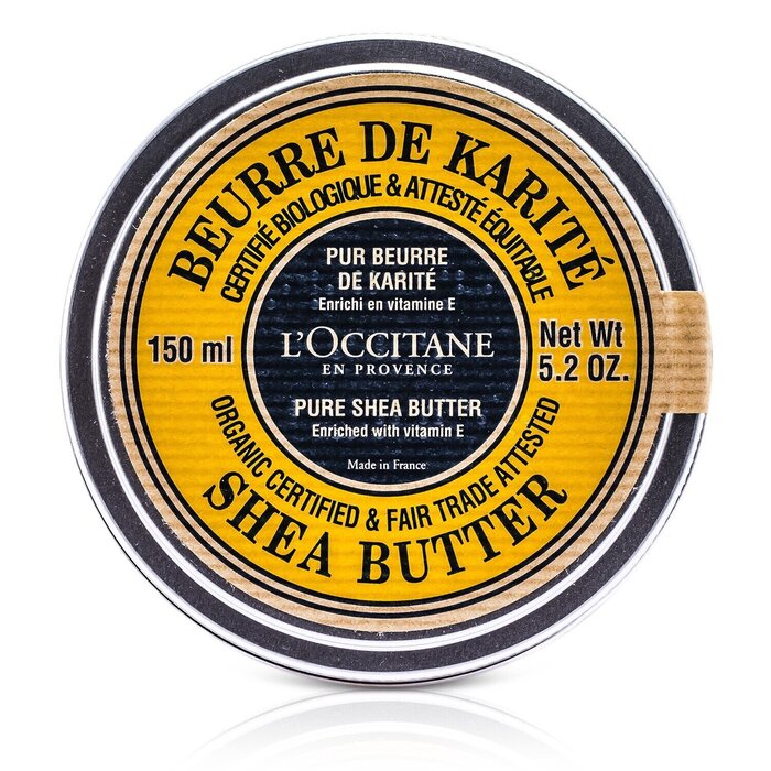 Manteiga De Karité L&#39;occitane Orgânica 100% Pura Para Pele 150 Ml