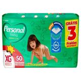 Personal Baby Fralda Descartável Protect &amp; Sec Hiper Xg 50un