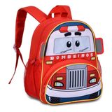 Mochila Infantil Clio Pets Azul 33x27x11,5 Cm