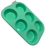 Forma De Silicone 6 Cavidades | Antiaderente | 26x18 Cm