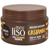 Salon Line Meu Liso Máscara Matizadora Castanho 300g