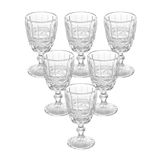 Taças De Vidro Transparente Madrid 360ml 6 Peças Casambiente