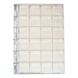 10 Folhas Moedas 24 Bolsos Pvc 32x24cm