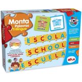 Jogo Educativo Monta Palavras Trilíngue - Elka 1205