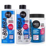 Kit Salon Line Sos Bomba Original C/3