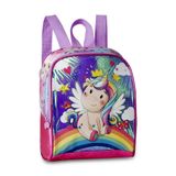 Lancheira Unicornio Holografico Bolsa Térmica Escolar