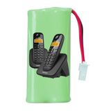 Bateria 2,4v 600ma Telefone Sem Fio Ts 3112 Intelbras