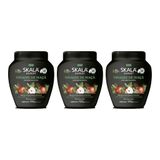 Creme Skala 1kg Vinagre De Maçã Com Keratina-kit C/3un