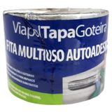 Manta Asfáltica Aluminizada Telhado Auto Adesiva Largura 30cm