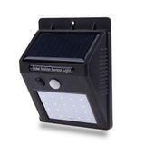 Luminaria Lampada Solar Sensor Parede 20 Leds 12h Energia