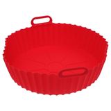 Forma Assadeira Para Fritadeira Airfryer Silicone - Vermelho