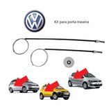 Kit Reparo Máquina De Vidro Fox Crossfox Spacefox Traseiro