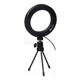 Ring Light Iluminador Led 16cm  + Mini Tripé