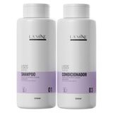 Kit Shampoo + Condicionador Lisos Anti-frizz Lamine 2x500ml