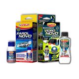 Kit Revitalizador De Farol + Removedor Chuva Ácida - Luxcar