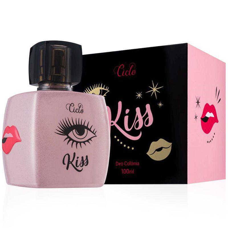 Colonia Ciclo Feminino Kiss Cx 100ml