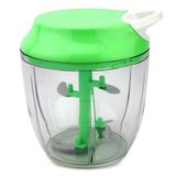 Processador Triturador Manual 5 Lâminas 1200ml Verde