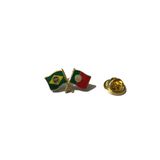 Pin Da Bandeira Do Brasil X Portugal