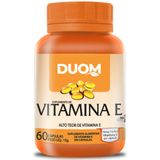 Vitamina E Antioxidante 1 Cápsula Ao Dia 60 Cápsulas - Duom