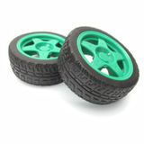 Roda 65mm P/ Robótica Arduino - Seguidor De Linha