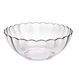 Tigela Bella Transparente Vidro Saladeira 3,1l Bowl