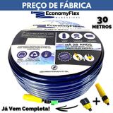 Mangueira Para Jardim Azul Siliconada Economyflex 30 Metros