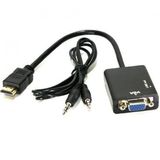 Cabo Adaptador Conversor Hdmi Para Vga + Aúdio Ecooda - 2202