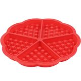 Forma Silicone Para Waffles Coração 5 Cavidades 17,5 Cm