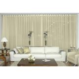 Cortina Voil Para Sala Ou Quarto 2,80x1,70  Palha