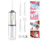 Irrigador Oral Bivolt Water Pic Dente Gengiva 4 Bicos Usb
