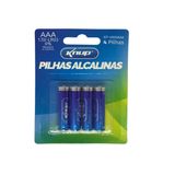 Pilhas Alcalinas Aaa 4 Unidades 1.5v Kp-4900aaa Knup