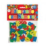 Brinquedo Pedagogico  Numeros Pais E Filhos 56 Peças .4743