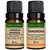 Kit 2 Óleos Essenciais 10ml - Laranja Amarga + Tangerina