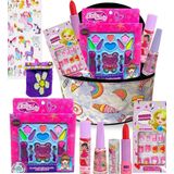 Kit Maquiagem Maleta Infantil Batom Brilho Gloss Make Up