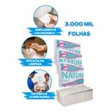 Papel Toalha Interfolha Branco/cinza 3000 Folhas Economico