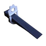Kit 200 Espaçador Nivelador De Porcelanato 2mm E 40 Cunha