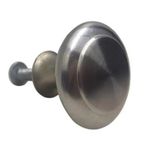 10 Puxador Decorativo Para Moveis Botão Inox Escovado 23mm
