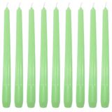 Kit 10 Vela Riscada 25 Cm Verde Festa Decoração Comprida