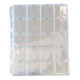 10 Folhas Plastico Para Moedas 20 Divisões Pccb/mingt Sem