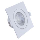 Spot Embutir Led Pp 12w Luminária Teto Gesso Drywall Bivolt