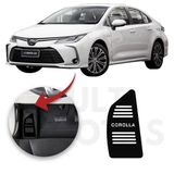 Descanso De Pé Toyota Corolla 20 A 22 Aço Escovado Preto