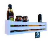 Estante Cozinha Porta Tempero Nicho Organizador Cosinha Mdf